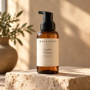 Balsamio Leather Cleaner foam pump bottle